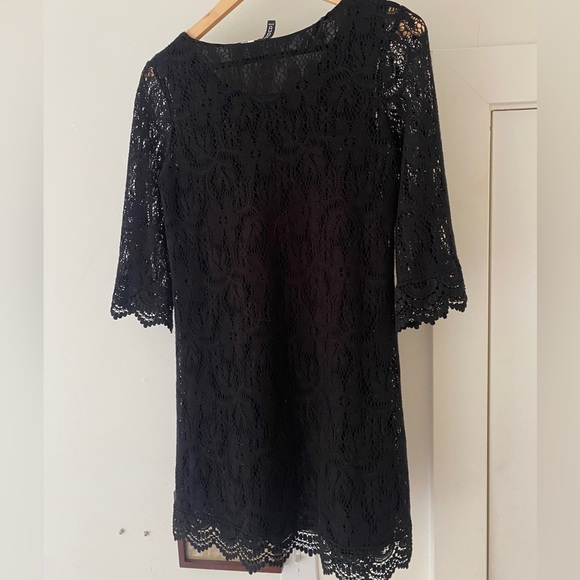 Half Lined Black H&M “Divided” High Quality Lace Dress - Picture 4 of 4
